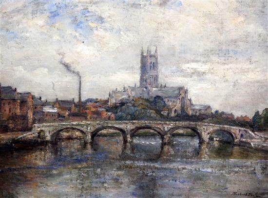 James Herbert Snell, Worcester Cathedral and bridge(-)